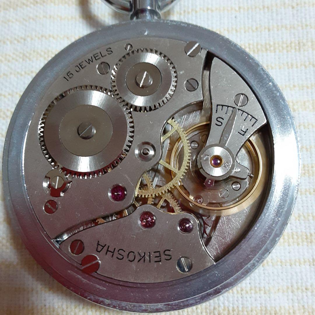 19セイコーSEIKO PRECISION 懐中時計 15石 1969年稼働品