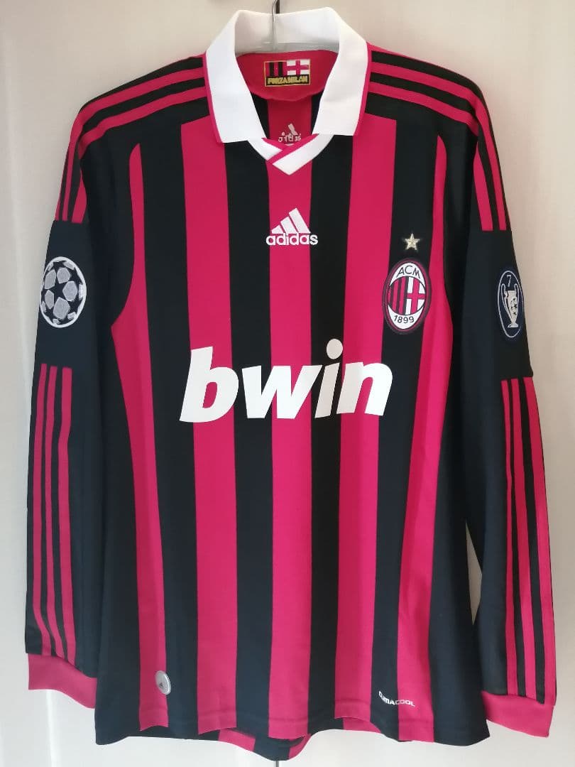 【正規品】セリエA　ACミラン　ベッカム　長袖ユニフォーム