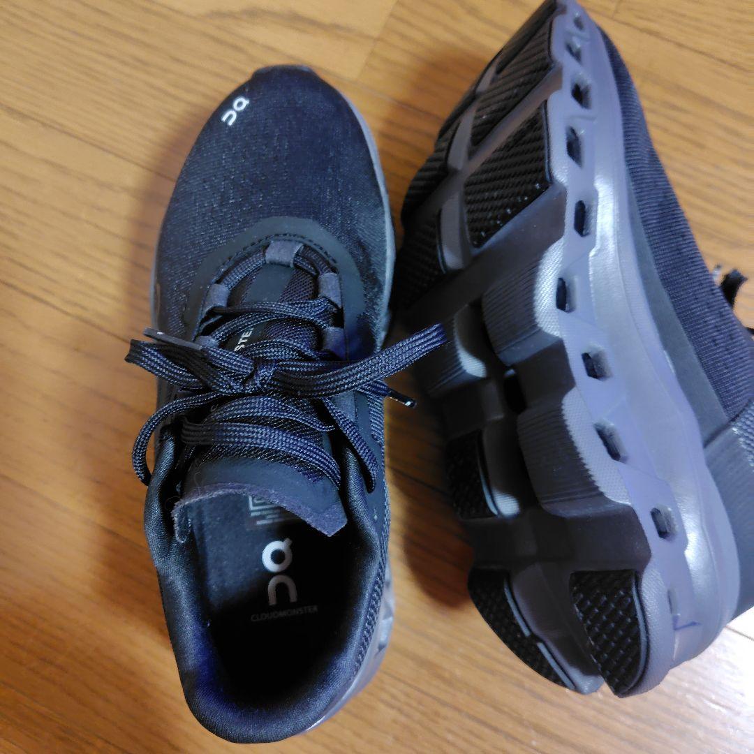 On Cloudmonster ブラック ランニングシューズ22,5新品