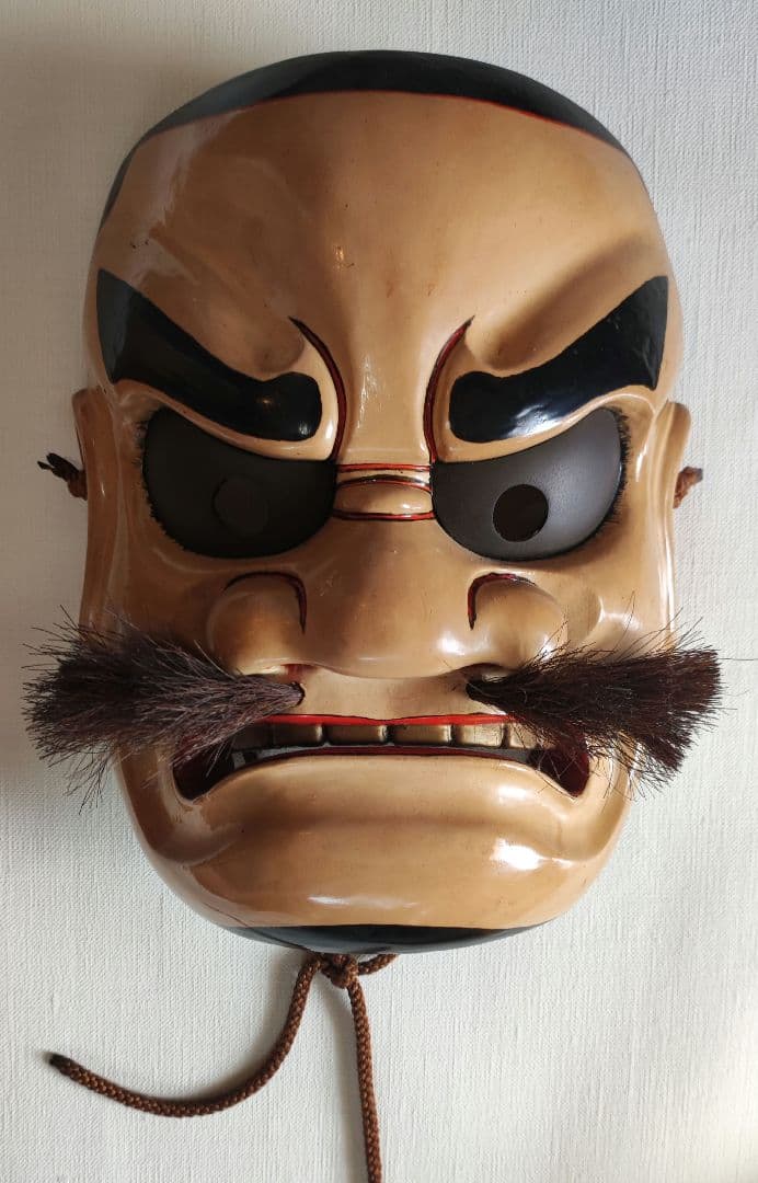 高級 素戔嗚 備中神楽 御面 泰山 骨董