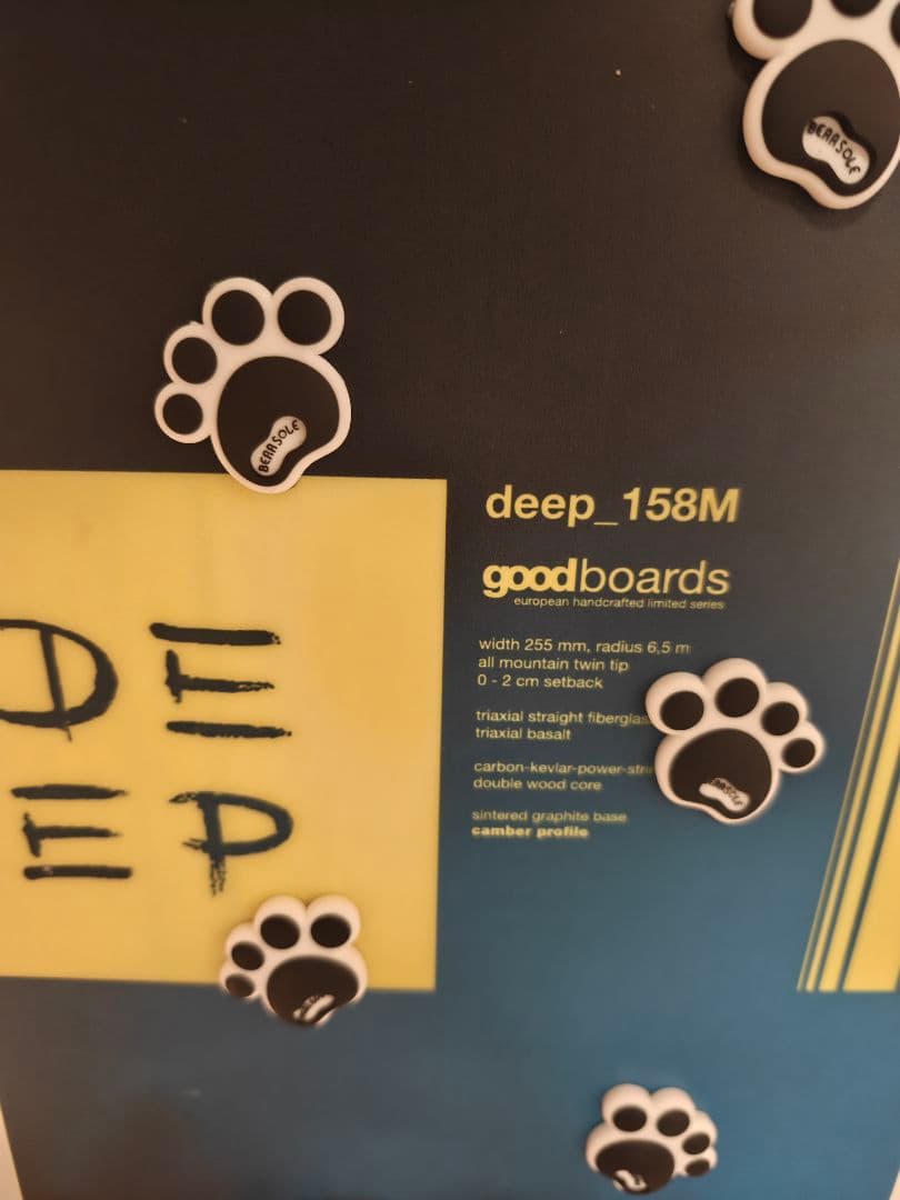 goodboards deep 158 パウダー　スノーボード