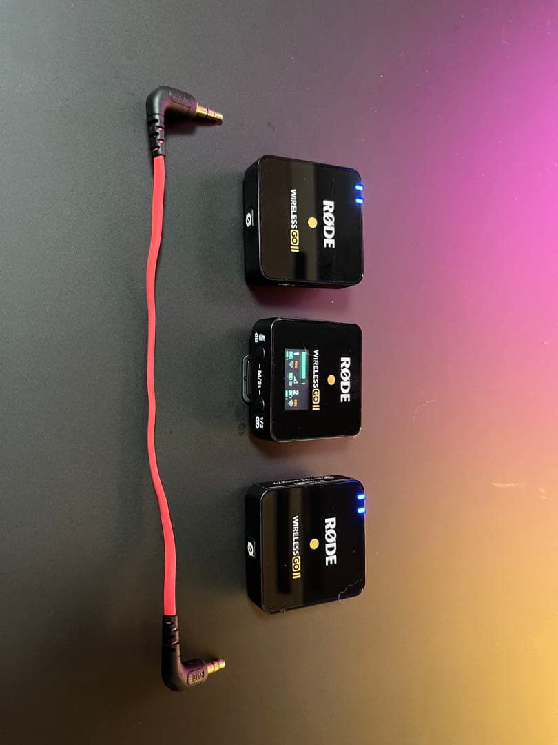 RØDE WIRELESS GO II ワイヤレスマイク(一部機能不全あり)