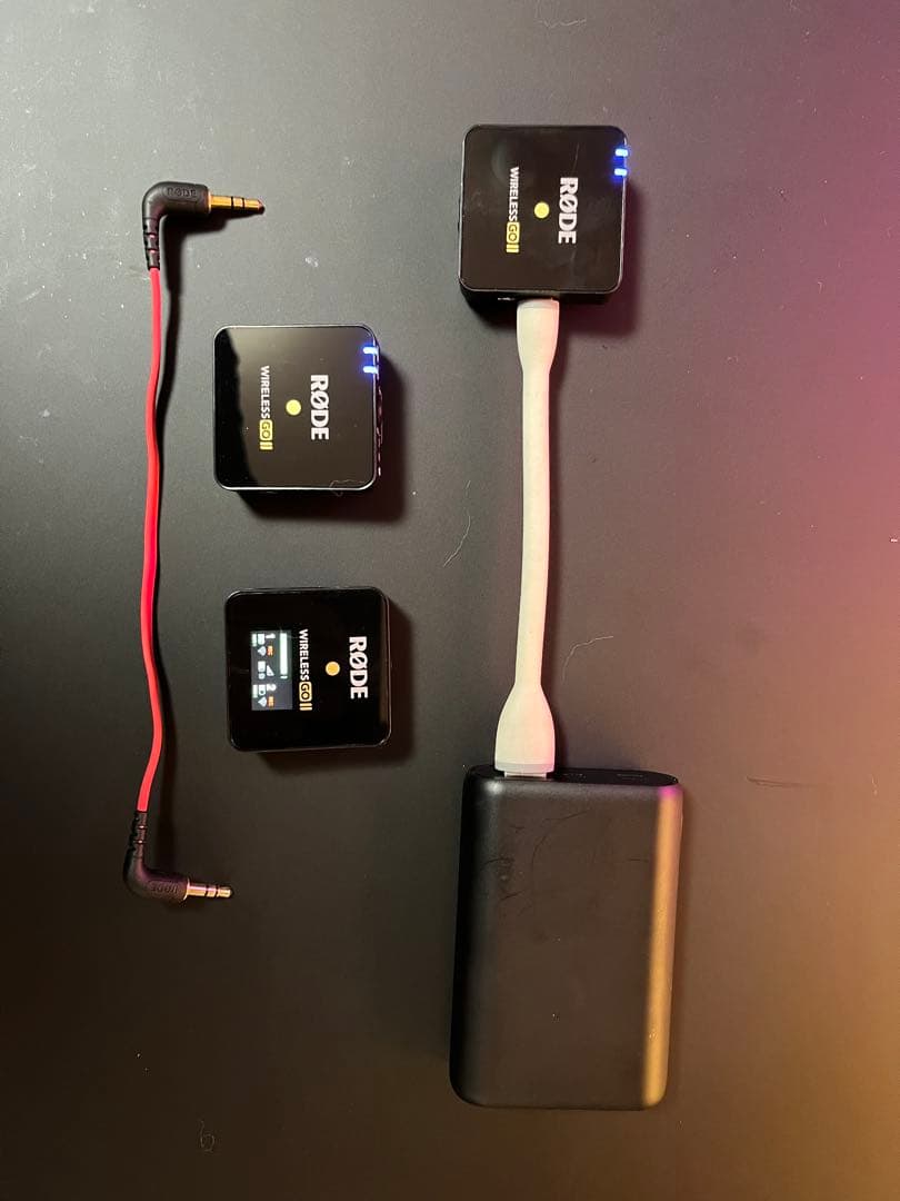 RØDE WIRELESS GO II ワイヤレスマイク(一部機能不全あり)