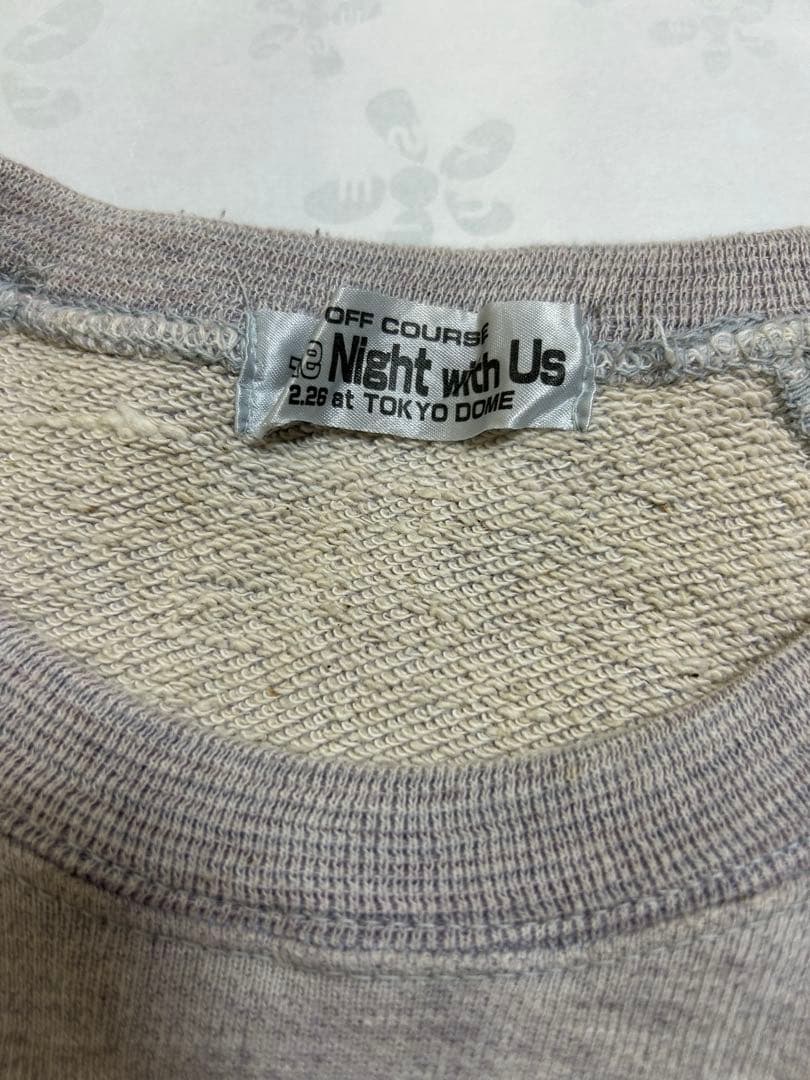 【中古】オフコース 1989.2.26解散コンサート　トレーナー　グレー