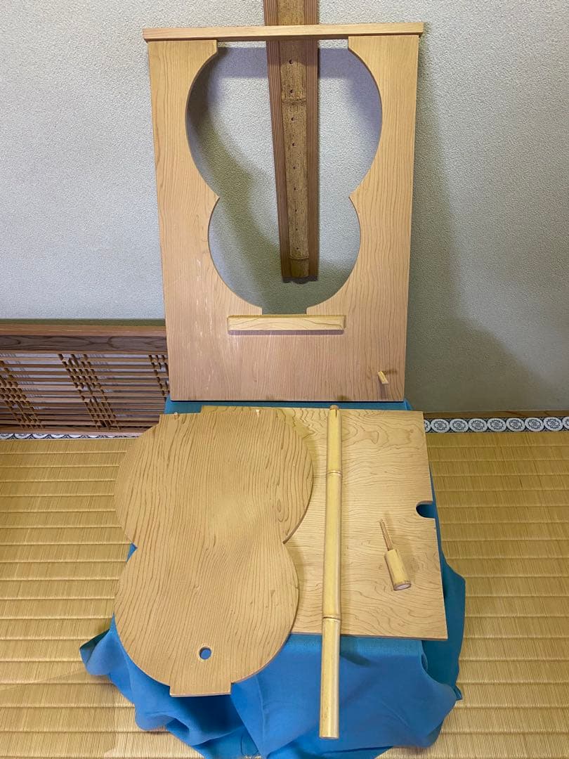 茶道具/瓢棚 淡々斎好写 裏千家 組立式 ひさごたな