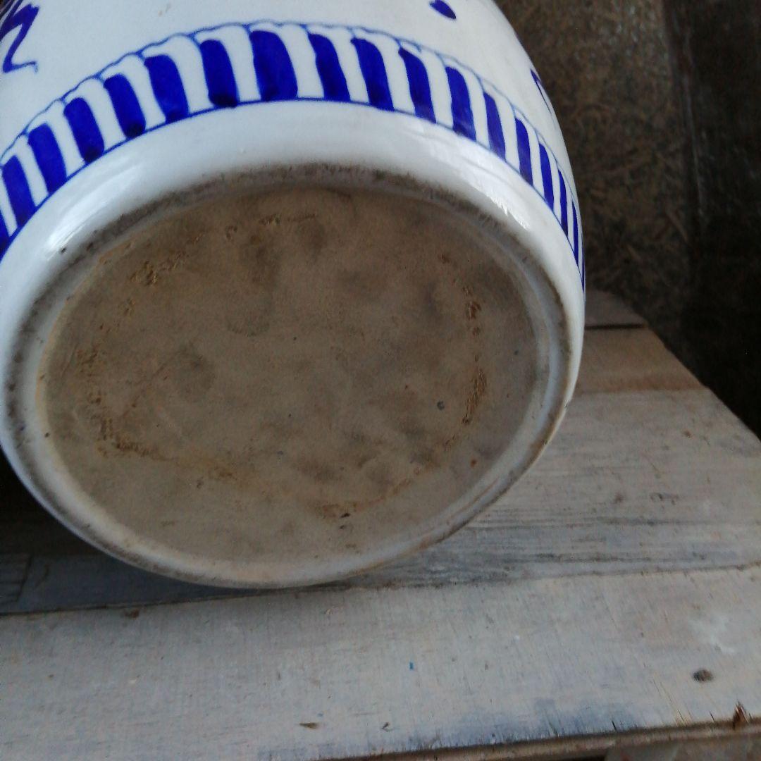 伊万里　中国古典火鉢一対　24.5cm　明治～大正期