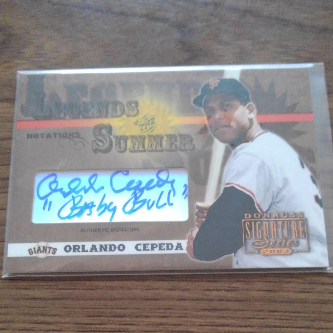 MLB ニックネームauto ORLANDO CEPEDA