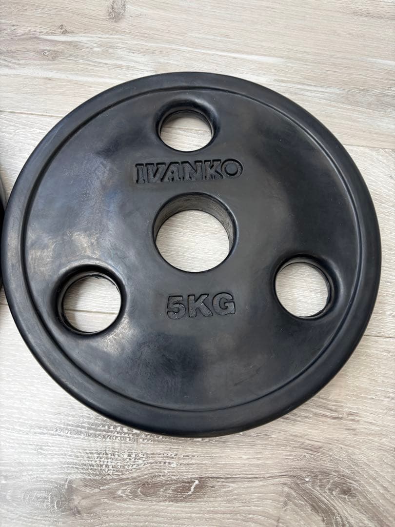 IVANKO 5KG オリンピックラバープレート 2枚セット