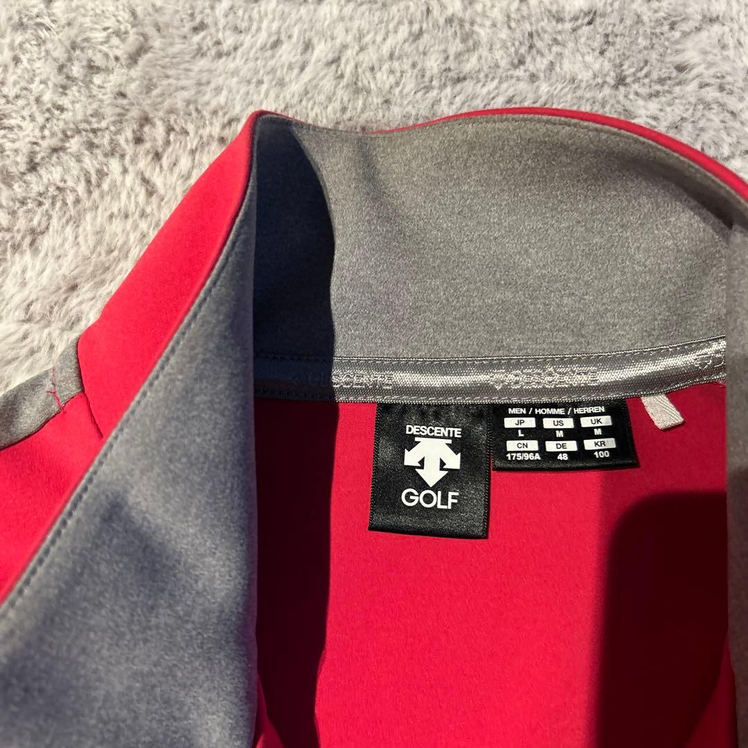 ［期間限定‼️］DESCENTE ゴルフジャケット Lサイズ 濃いピンク