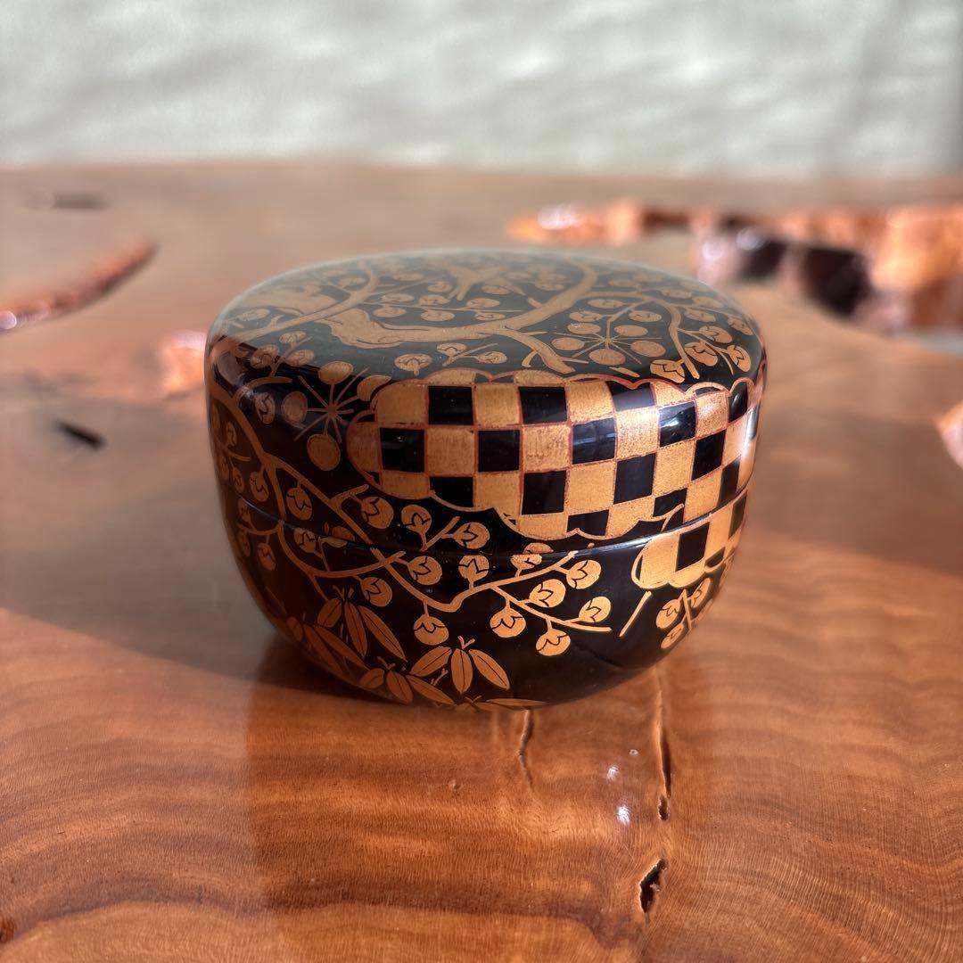 金蒔絵 平棗 茶道具