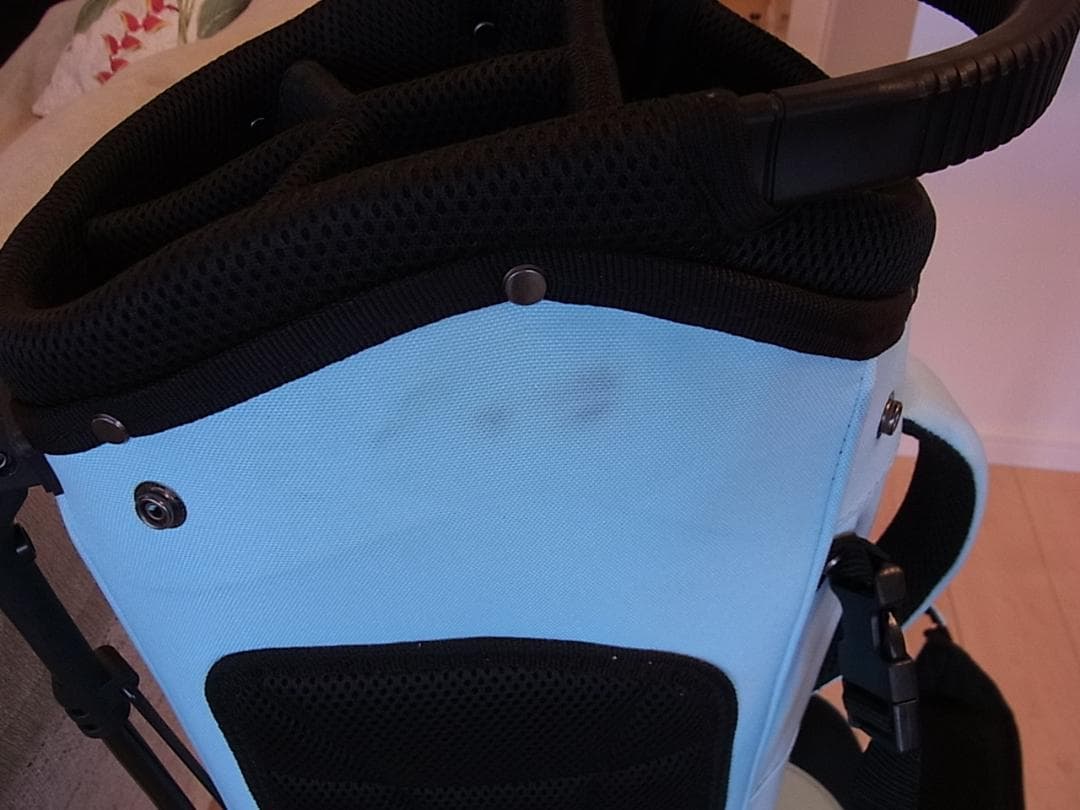 10YASHOW10(東家商店)◆キャディバッグ スタンドバッグ ライトブルー