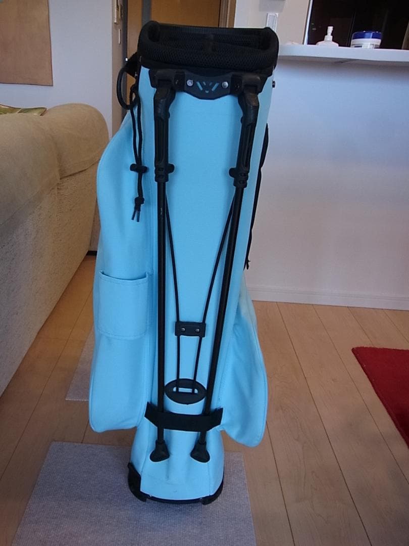10YASHOW10(東家商店)◆キャディバッグ スタンドバッグ ライトブルー