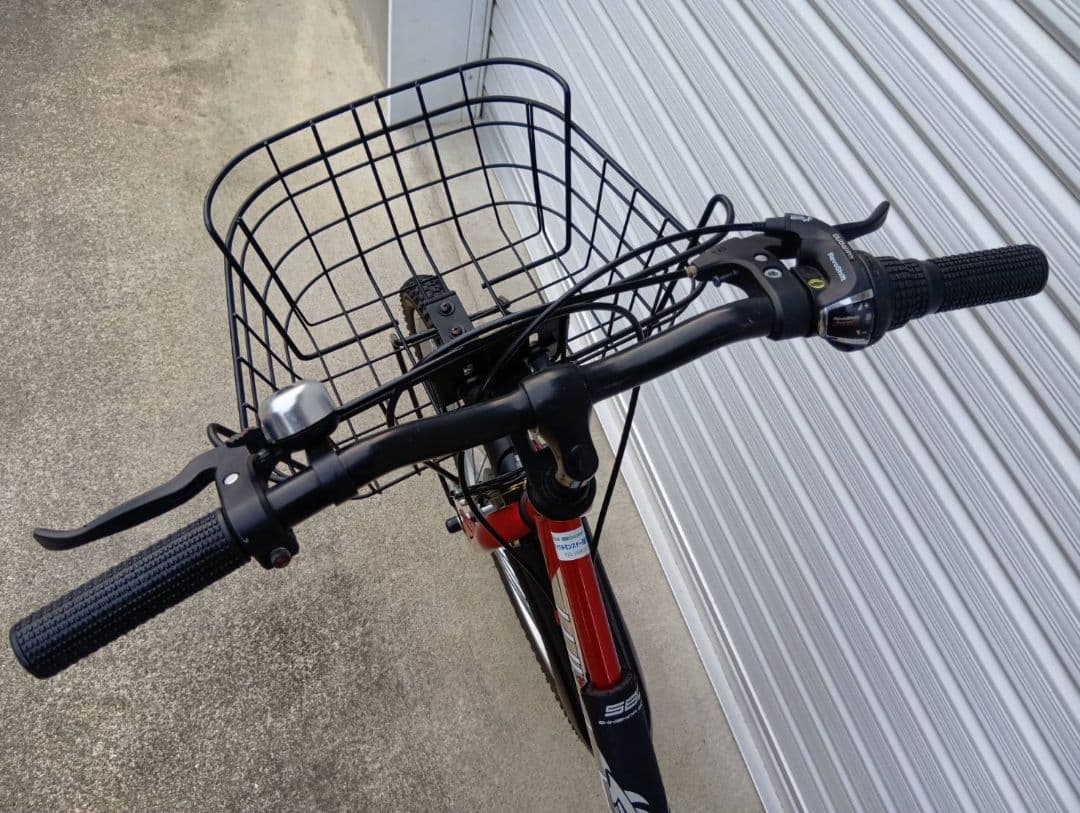 自転車　マウンテンバイク　赤　レッド　24インチ　男の子　→引取り限定(岐阜県)