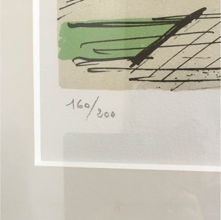 ビュフェ ノートルダム大聖堂 リトグラフ No.160/200 直筆署名あり