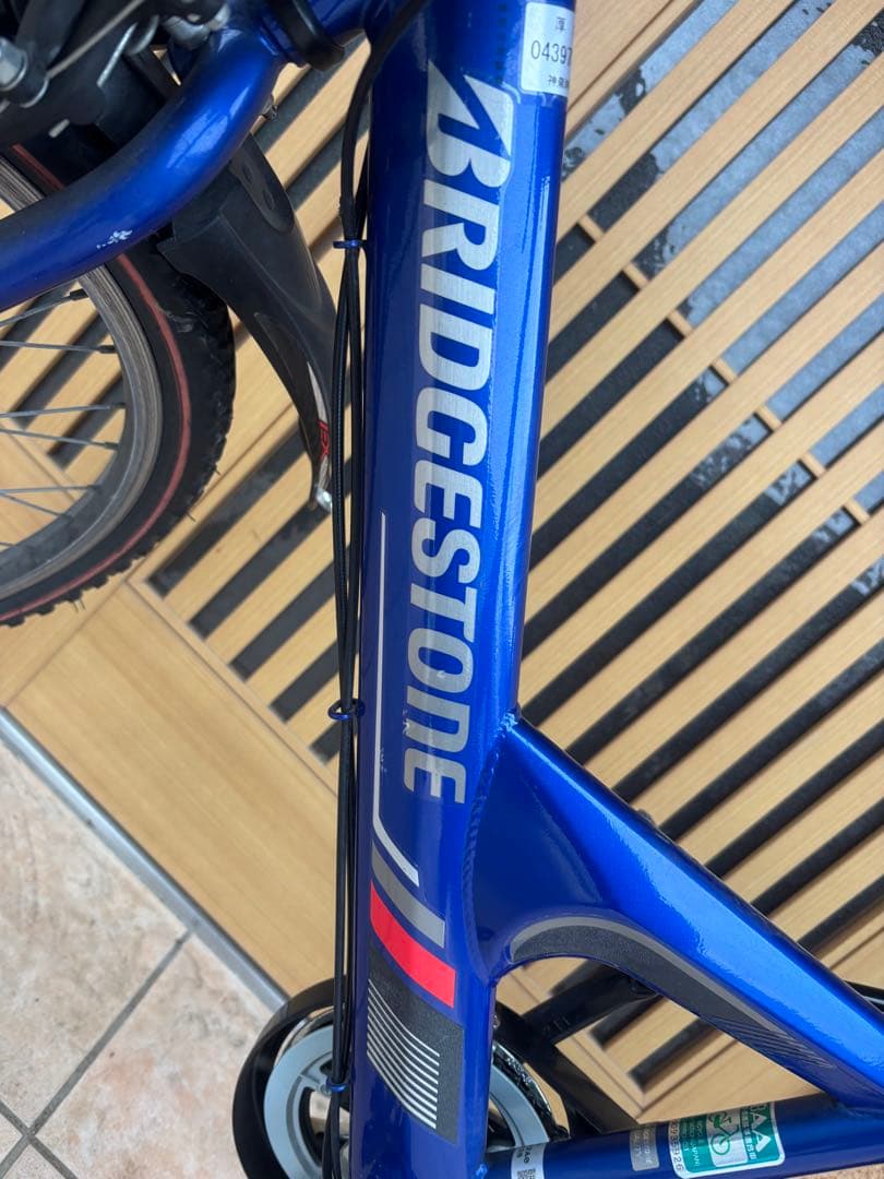 ブリヂストン 美品 24インチ 子供自転車 6段変速 カゴ付