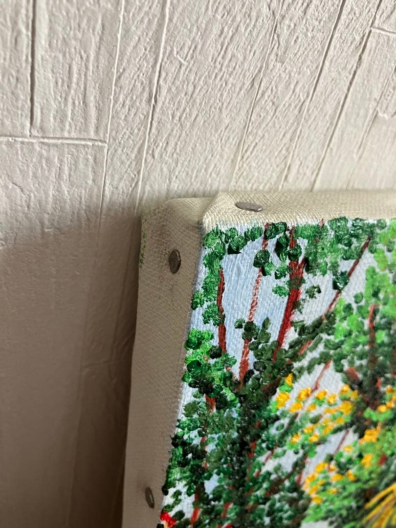 絵画　油絵　風景画　ジャングル　F4