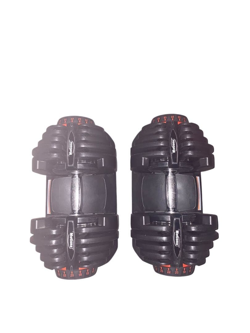 【良品】Motions アジャスタブルダンベル40キロ×2個、1/2梱包　その①