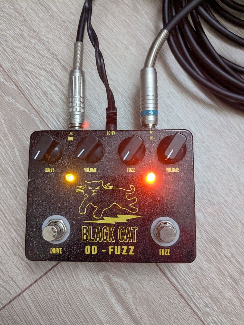 【レア】【ジャンク】Black Cat OD-Fuzz ギターエフェクター