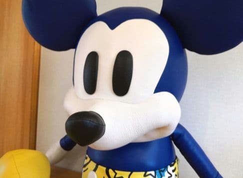 COACH ミッキー×キースヘリング ラージ レザー ぬいぐるみ ディズニー