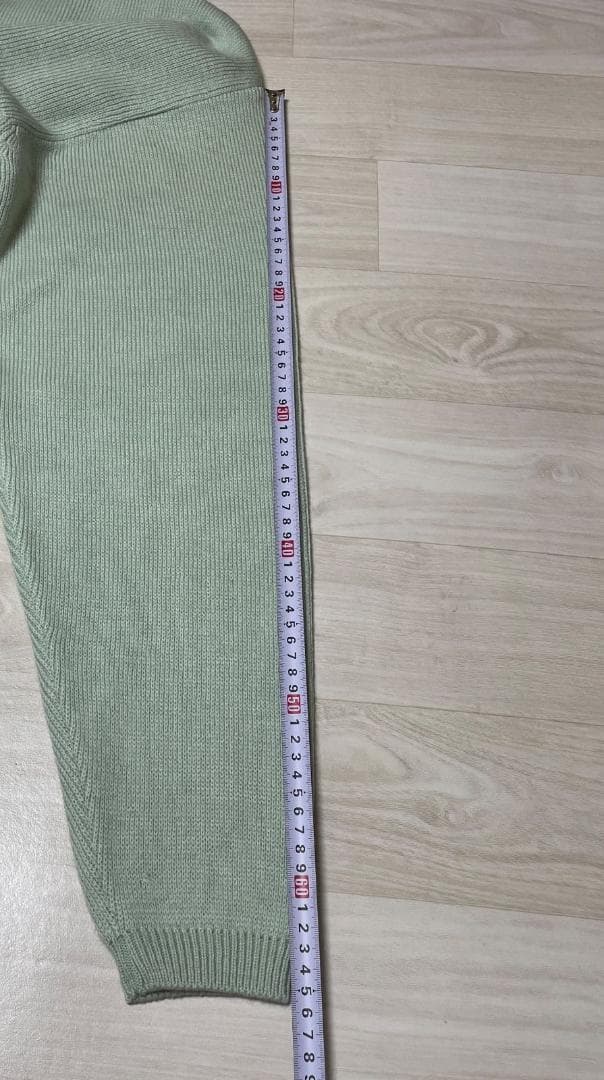 未使用 Burton バートン ミントグリーン ウール混 セーター スノーボード