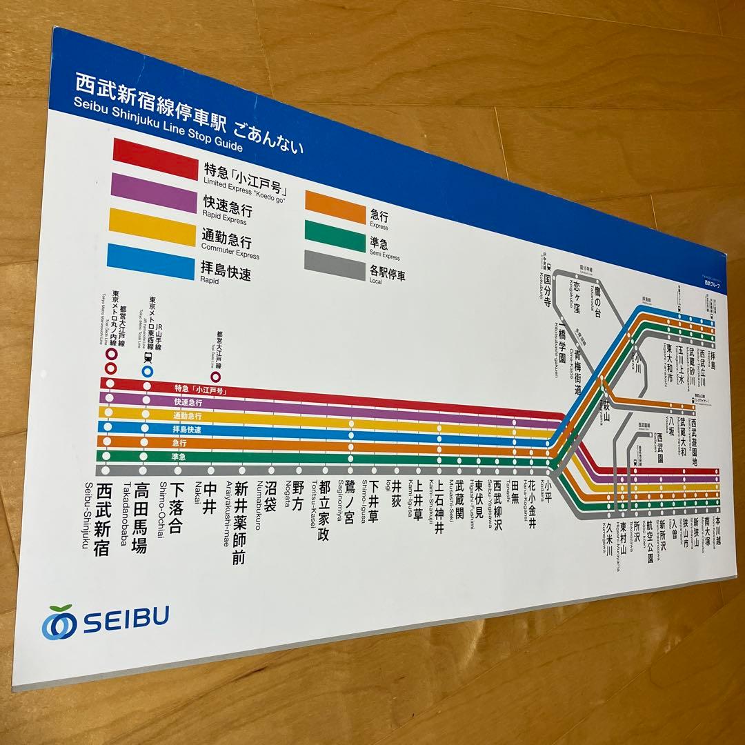 西武新宿線路線図
