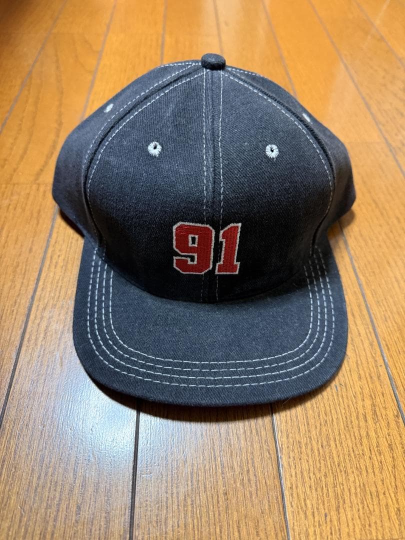 【USA製】Dennis Rodman 91 刺繍 キャップ／デニスロッドマン