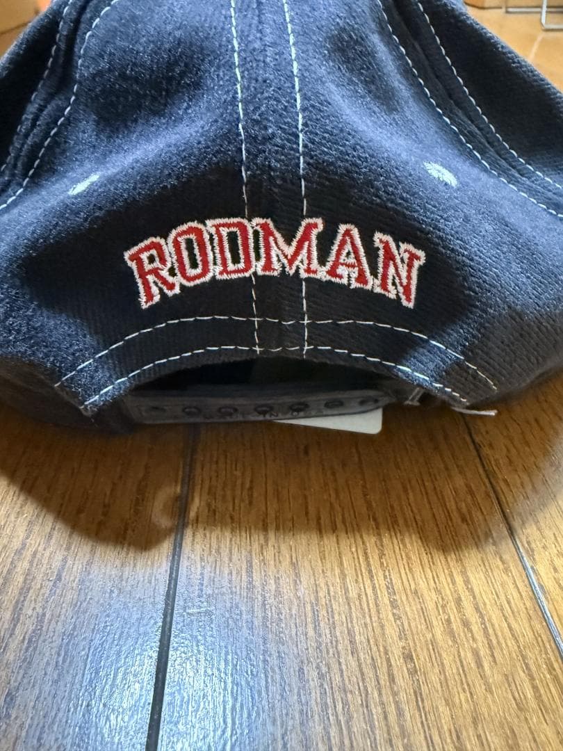 【USA製】Dennis Rodman 91 刺繍 キャップ／デニスロッドマン