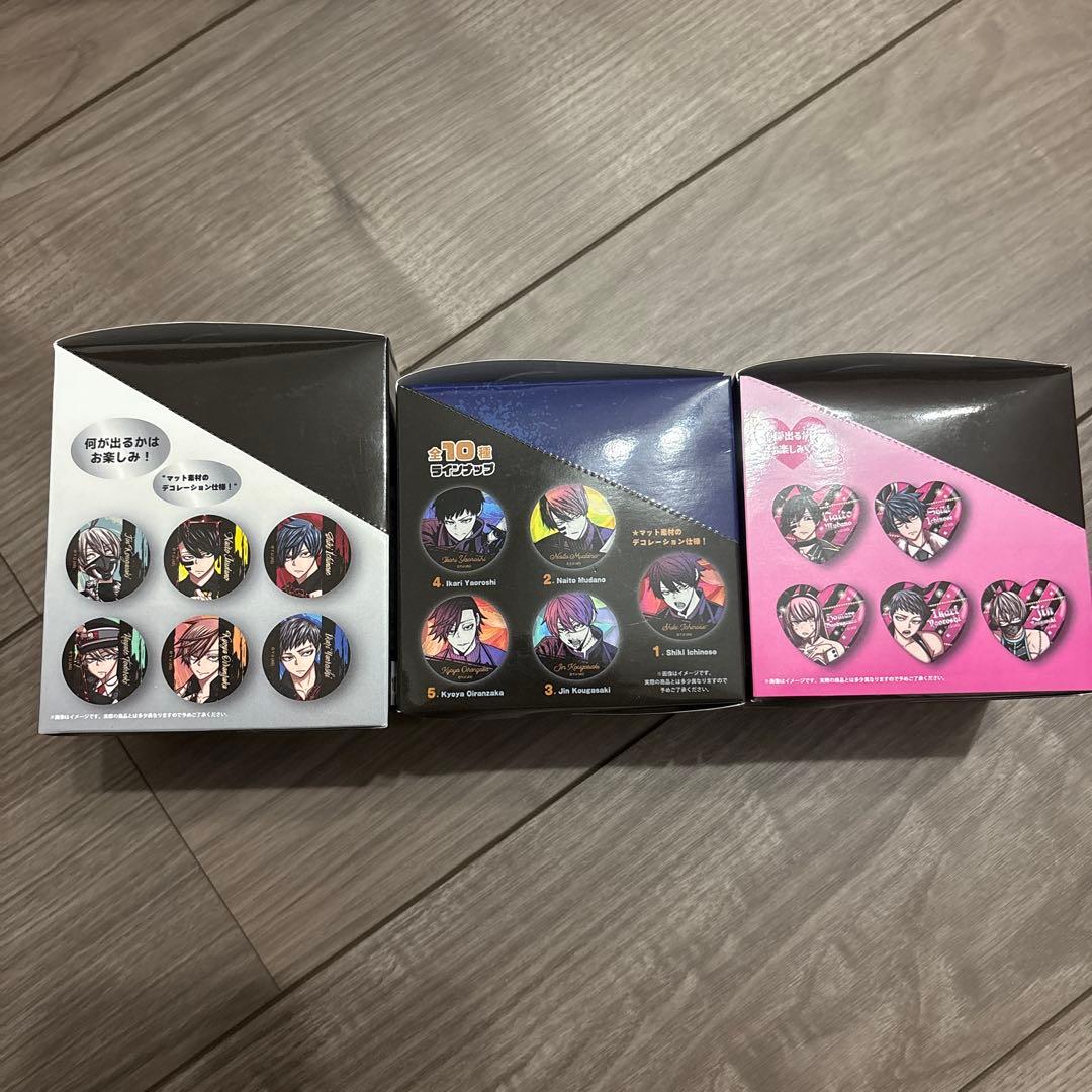 桃源暗鬼 トレーディング缶バッジ　メタリック缶バッジ　ハート缶バッジ　BOX