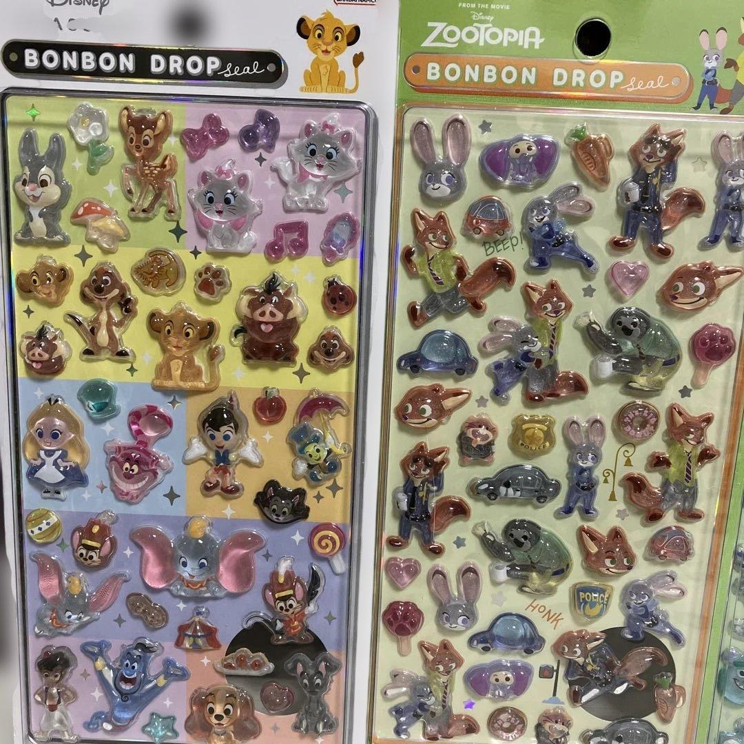 【正規品】ボンボンドロップシール　クラシック　ズートピア　モンスターズインク