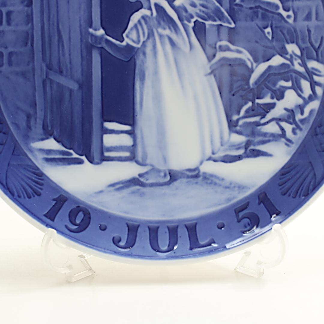 1951年 「クリスマスの天使」 イヤープレート ロイヤルコペンハーゲン 北欧