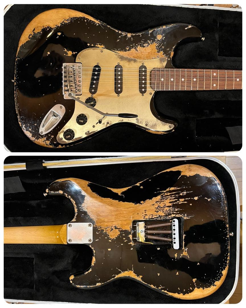 ハードレリック 60sストラトタイプ アルニコ5 PU/オイルコンデンサーBLK