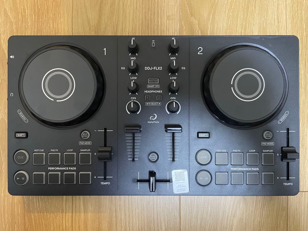 Alpha Theta DDJ-FLX2＋PioneerDJ HDJ-CUE1