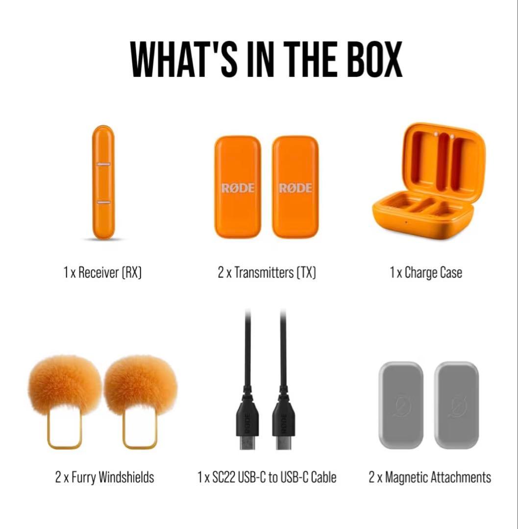 m*8様 RODE ロード ワイヤレス マイクロ USB-C 超小型ワイヤレスマ