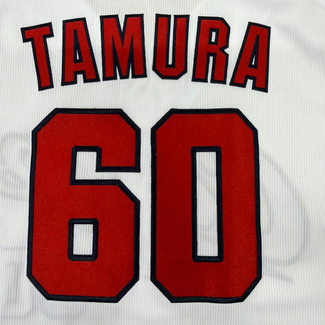 カープ ユニフォーム 田村俊介 選手　60 サイン入り　L