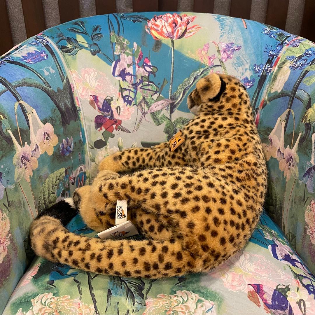 KOSEN ケーセン　レアな寝そべりチーター　CHEETAH 73cm 5490