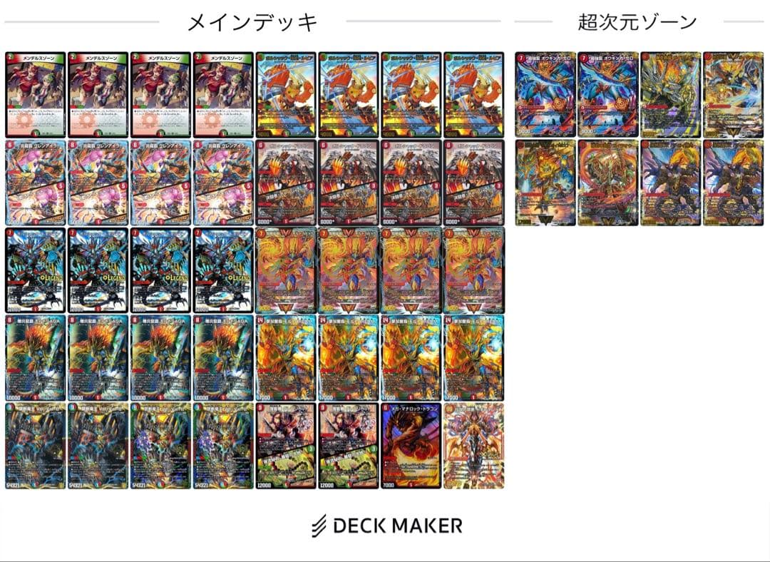 赤緑モルトdream デッキ