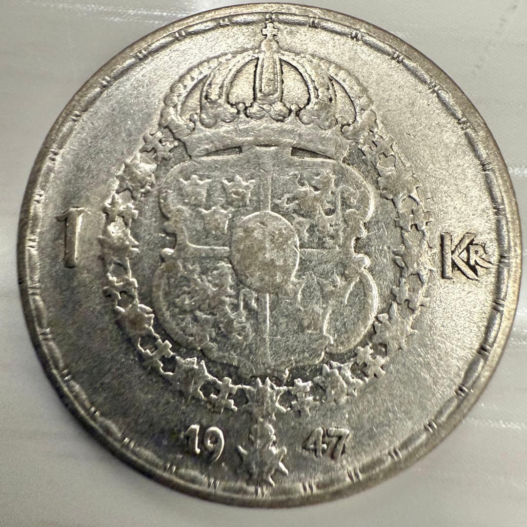 外国　銀貨　海外　古銭　まとめ　　スイス　スウェーデン