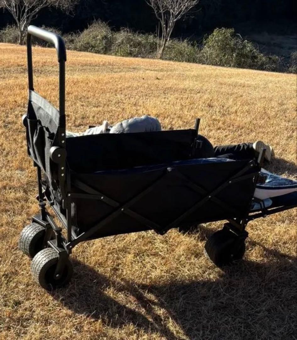 大型犬用。折りたたみペットカート