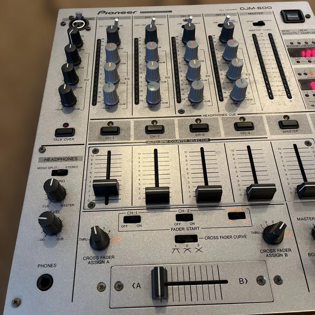美品！動作良好！Pioneer DJM-600 DJミキサー