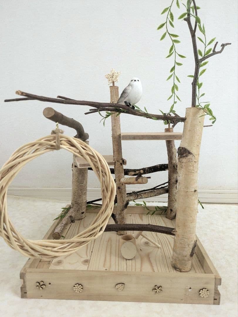 バードアスレチック　白樺の森テラス　バードトイ　餅つきセット付き