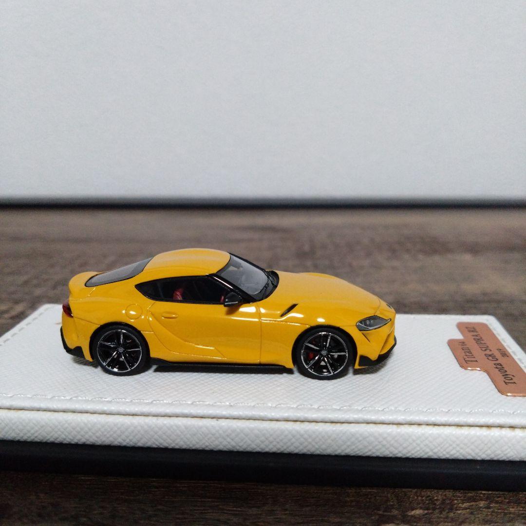 Toyota GR SUPRA RZ 2019 イエロー 1/64makeup製