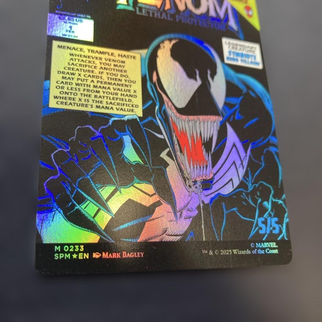 エディ・ブロック　リーサル・プロテクター、ヴェノム　ボーダーレスfoil