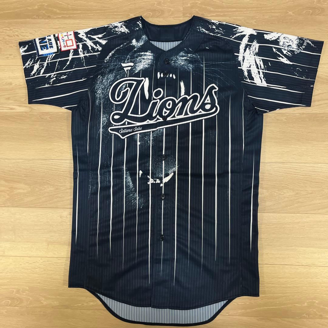 埼玉西武ライオンズ　與座海人　実使用　サードユニフォーム