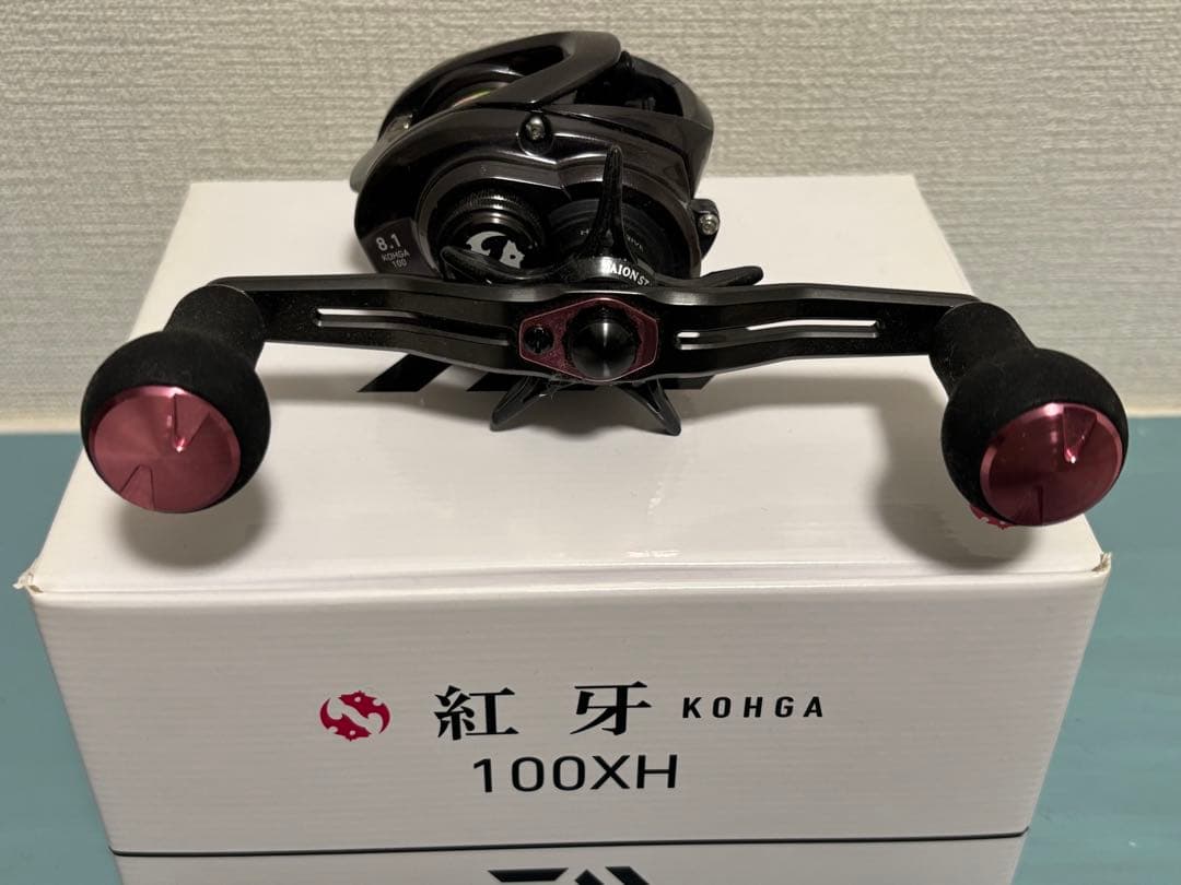 23紅牙　KOHGA 100XH ベイトリール　右ハンドル