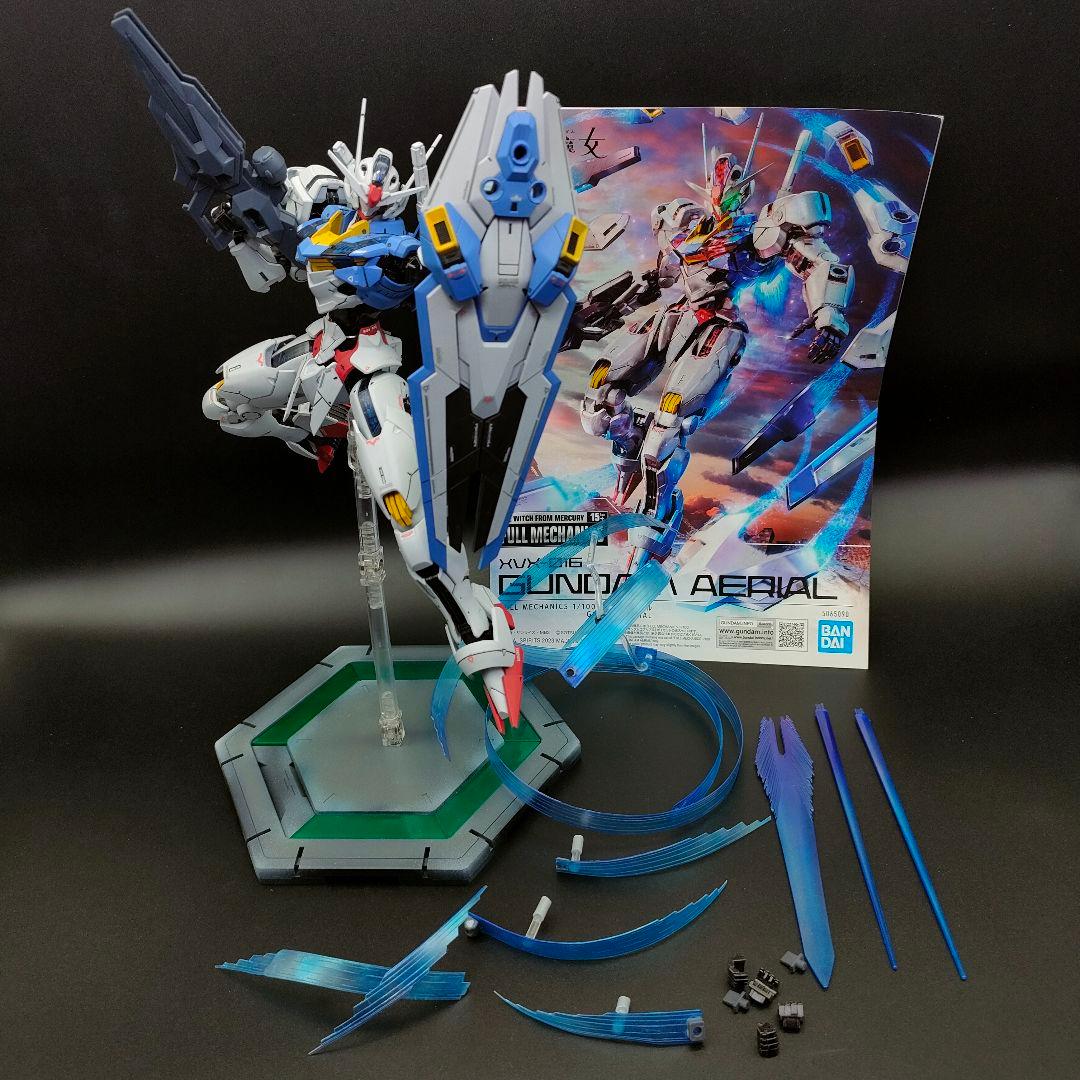 水星の魔女　ガンダムエアリアル　フルメカニクス　スコアシックス　【全塗装完成品】