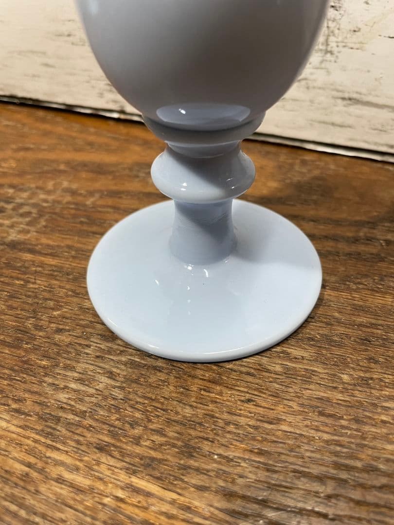 フランスアンティーク オパリンガラスの一輪挿し 花瓶 グラス 花器 花入れ