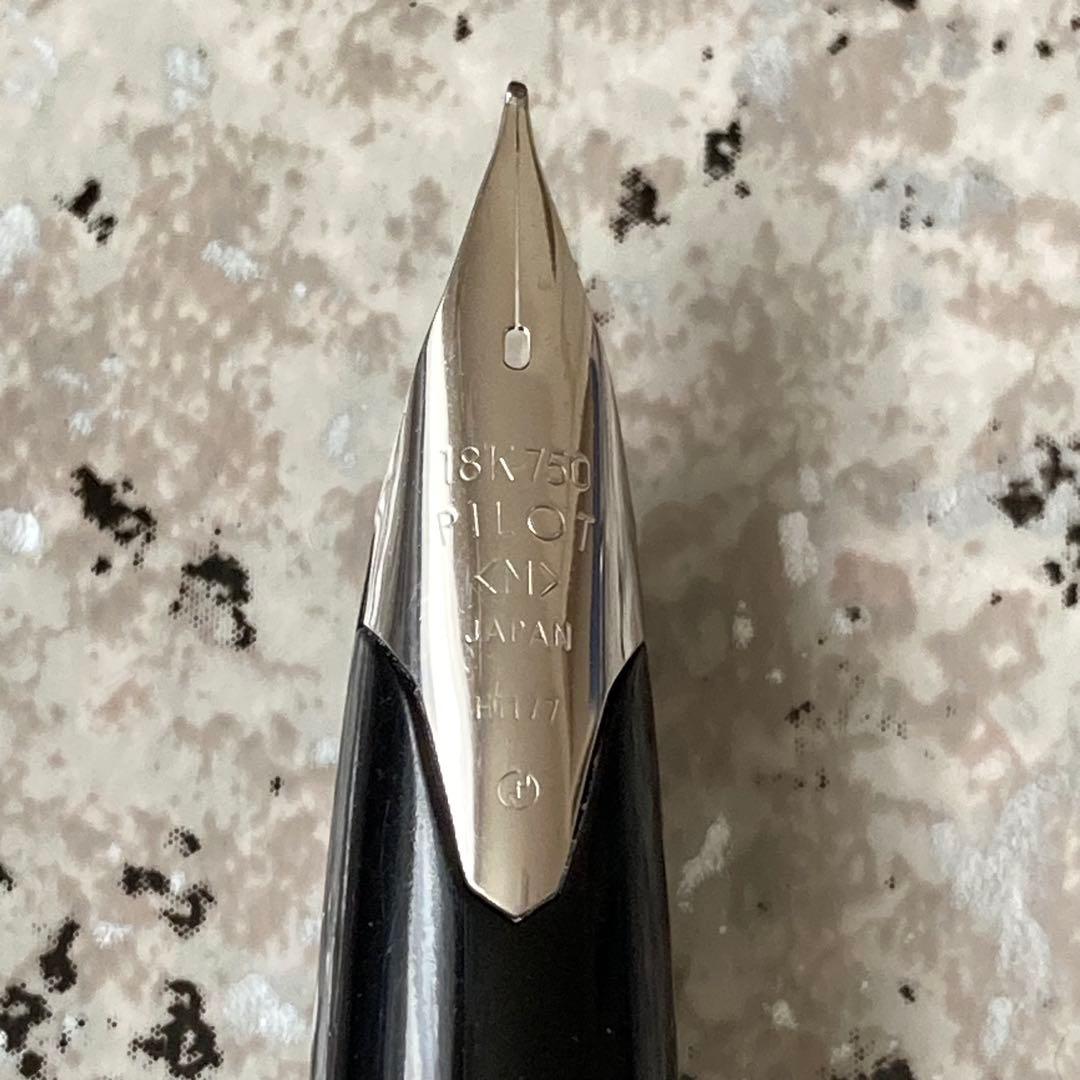 #075 未使用品 万年筆 パイロット PILOT 全格子 18k
