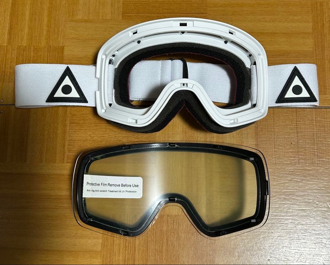 新品未使用ASHBURY SONIC WHITE TRIANGLEスペアレンズ付