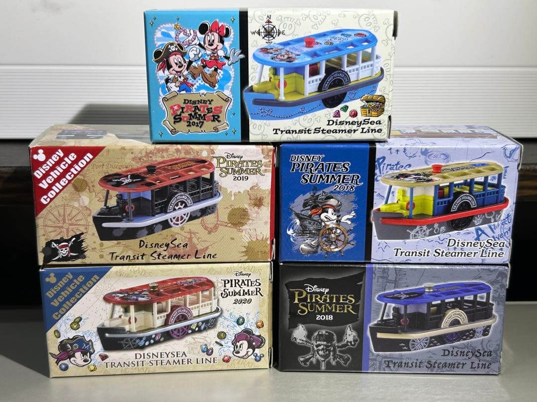 ディズニーヴィークル　トミカ　トランジットスチーマーライン　２３台セット