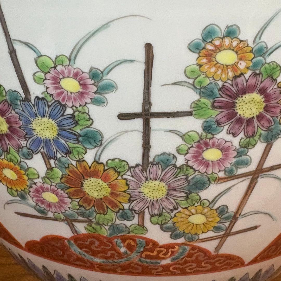 古伊万里◎赤絵火鉢　￼